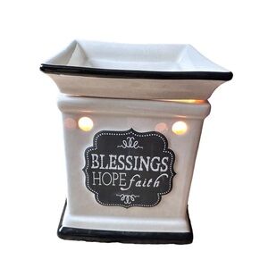 Blessings Hope Faith Plug-In Wax Melter - NWOT
